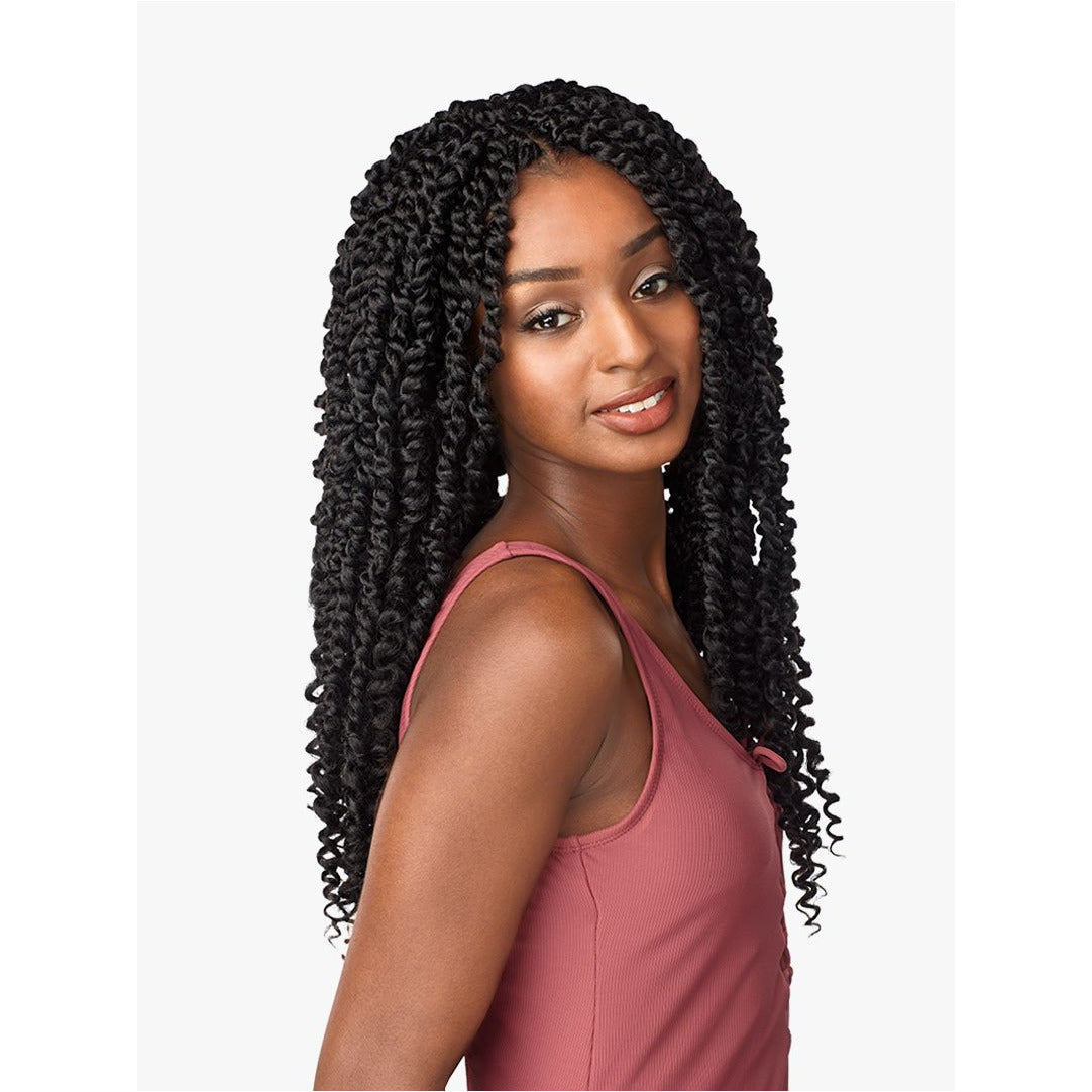 Sensationnel 18" Pre-Looped Passion Twist Water Wave Crochet Braid - NoraKae Beauty