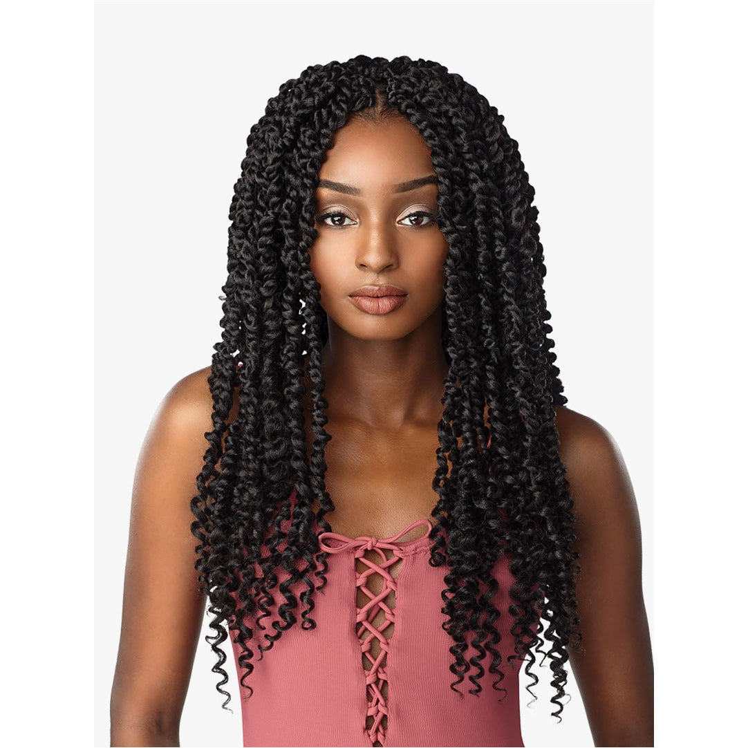 Sensationnel 18" Pre-Looped Passion Twist Water Wave Crochet Braid - NoraKae Beauty